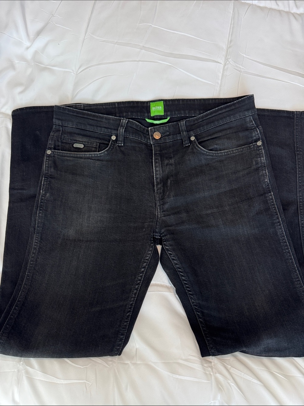 Hugo Boss Delaware Slim Fit Stretch Jeans Black 33x32